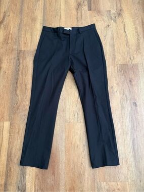 Reiss Men's Black Slim Dress Trousers